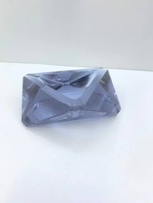 Posacenere Portacenere Sfaccettato Vetro Murano anni ‘60 Blu Grigio Trasparente