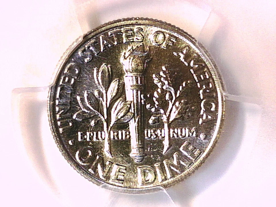 1996 W Roosevelt Dime PCGS MS 67 FB 42607328 - Image 2 of 3