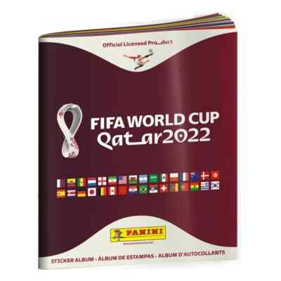 2022 Panini World Cup Stickers 2 Box + Album Starter Pack (500