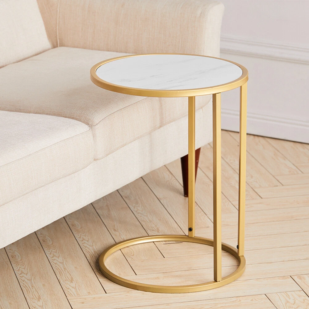 Round on sale metal nightstand