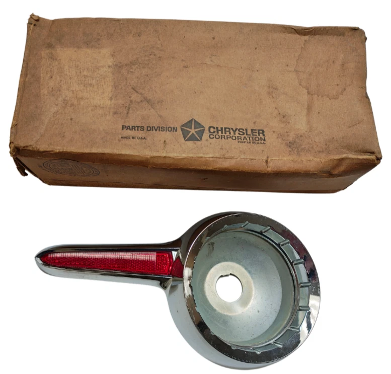 1962 Dodge Lancer Left Driver Side Tail Light Lamp Housing Assembly 2189453 NOS. - Image 2 of 4