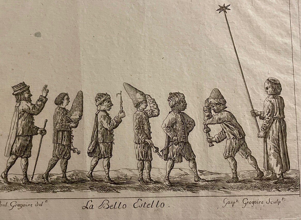 Copper Engraving Paul Gregoire La Bello Estello Old Master