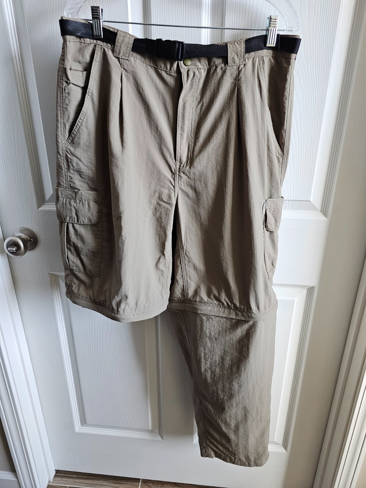 White Sierra Convertible (Zipoff Legs) Men's Cargo Pants Ankle Zips