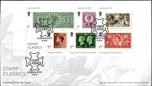 GB 2019 FDC STAMP CLASSICS TO STAR WARS FIRST DAY COVERS STAMPS MINISHEET BOOKLE