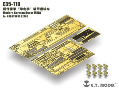ET Model 1/35 E35-119 Modern German Boxer MRAV For HOBBYBOSS 82480
