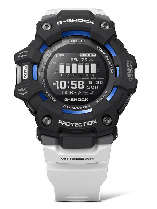 Bluetooth 歩数計測 G-SHOCK G-SQUAD GBD-100 GBD100-1 | Black Metal Sports Men's Watch G-SHOCK | CASIO