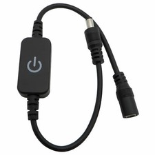 LED Tochdimmer 12V - 24V DC 3A Dimmer Hohlstecker für LEDs / Streifen dimmbar