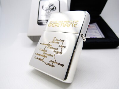 記念グッズ FIFA World Cup Germany Zippo lighter FIFA World Cup Germany 2006 Double Sides Zippo 2005 MIB Rare
