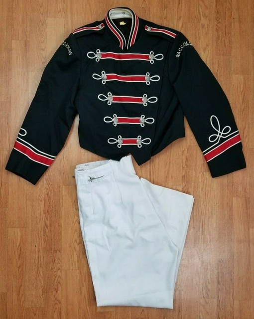 Marching Band Uniform w/ White Adjustable Pants Halloween Costume eBay