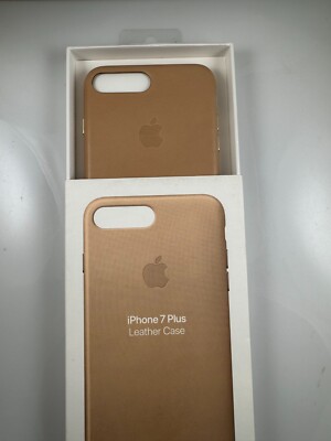 NEW in open Box Original Genuine Apple Leather Case for iPhone 7