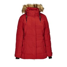 Ladies Killtec Oiva Padded Coat - Red 400 - Eu 38 Uk 12 - Bnwt Rrp £170