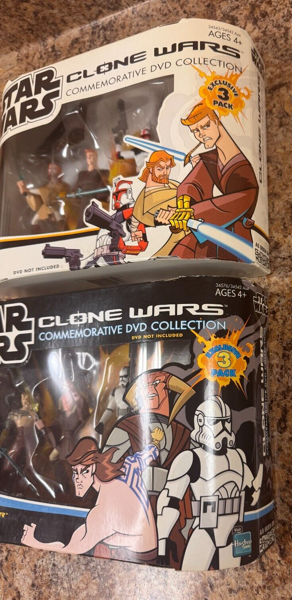 STAR WARS THE CLONE WARS COMMEMORATIVE DVD COLLECTION x2 NEW | eBay