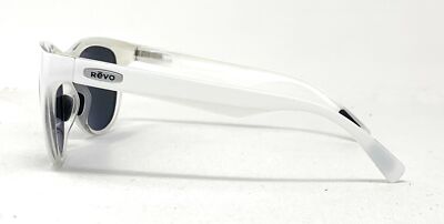 REVO Barclay RE 1037 09 GY Polarized Woman\'s Sunglasses Lifestyle White 54mm Revo | Barclay Cat Eye Sunglasses – Revo Sunglasses main image 4