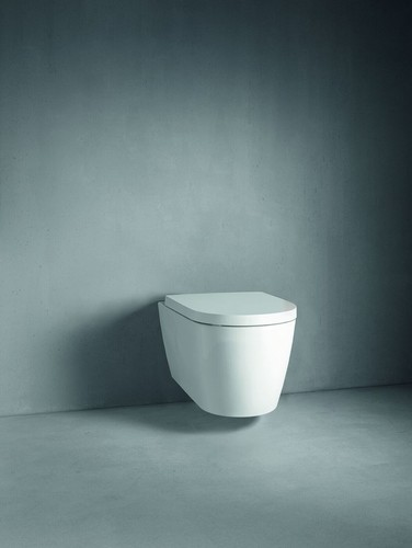 Duravit 002009 ME by Starck verlängerter geschlossener Toilettensitz vorne - weiß - Bild 2 von 2