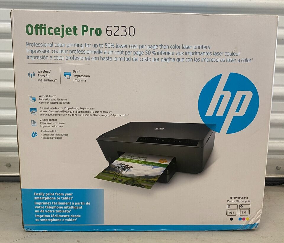 Brand New HP OfficeJet Pro 6230 Wireless Color Inkjet ePrinter