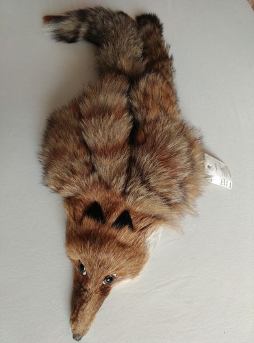 neu Rotfuchs Tierform Schal Stola Kragen Pelzcollier echter Fuchspelz 73cm - Bild 4 von 9