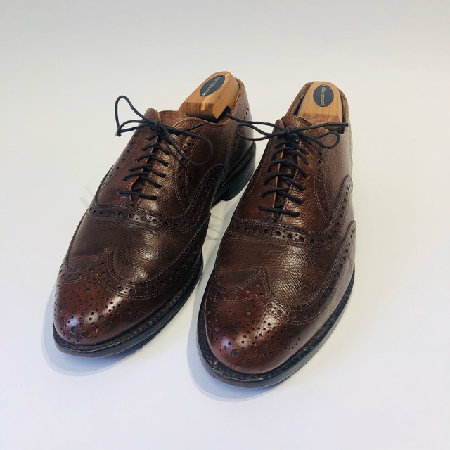 Size 8 E Brown Men’s Allen Edmonds Lloyd Wing Tip Shoes