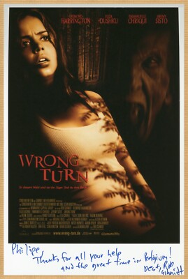 Rob Schmidt - American filmmaker - Wrong Turn - Signed photo - Brussels 2006