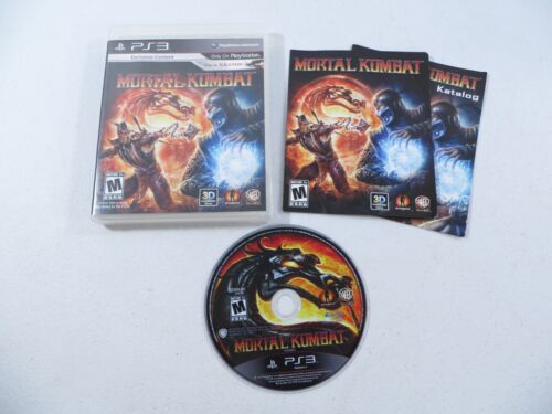 Mortal Kombat Sony Playstation 3 PS3 2011 Complete CIB TESTED WORKING