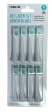 8 Pack Replacement Toothbrush Brush Heads - HELPS REMOVE MORE PLAQUE GENTLY