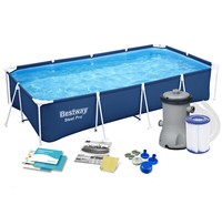 Bestway 3 In 1 Set Frame Pool Gartenpool Schwimmbecken Mit Filterpumpe 56404