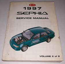 1997 Kia Sephia Service Manual Volume 2 Of 2