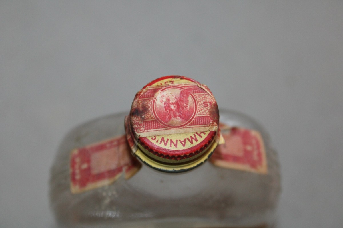 1938? Fleischmann's Distilled Dry Gin Glass Bottle Embossed