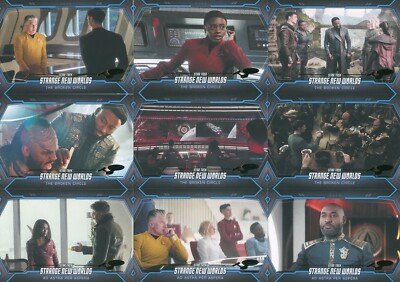 Star Trek Strange New Worlds S2 Binder with 60 card BS & Gold Parallel set P3 +