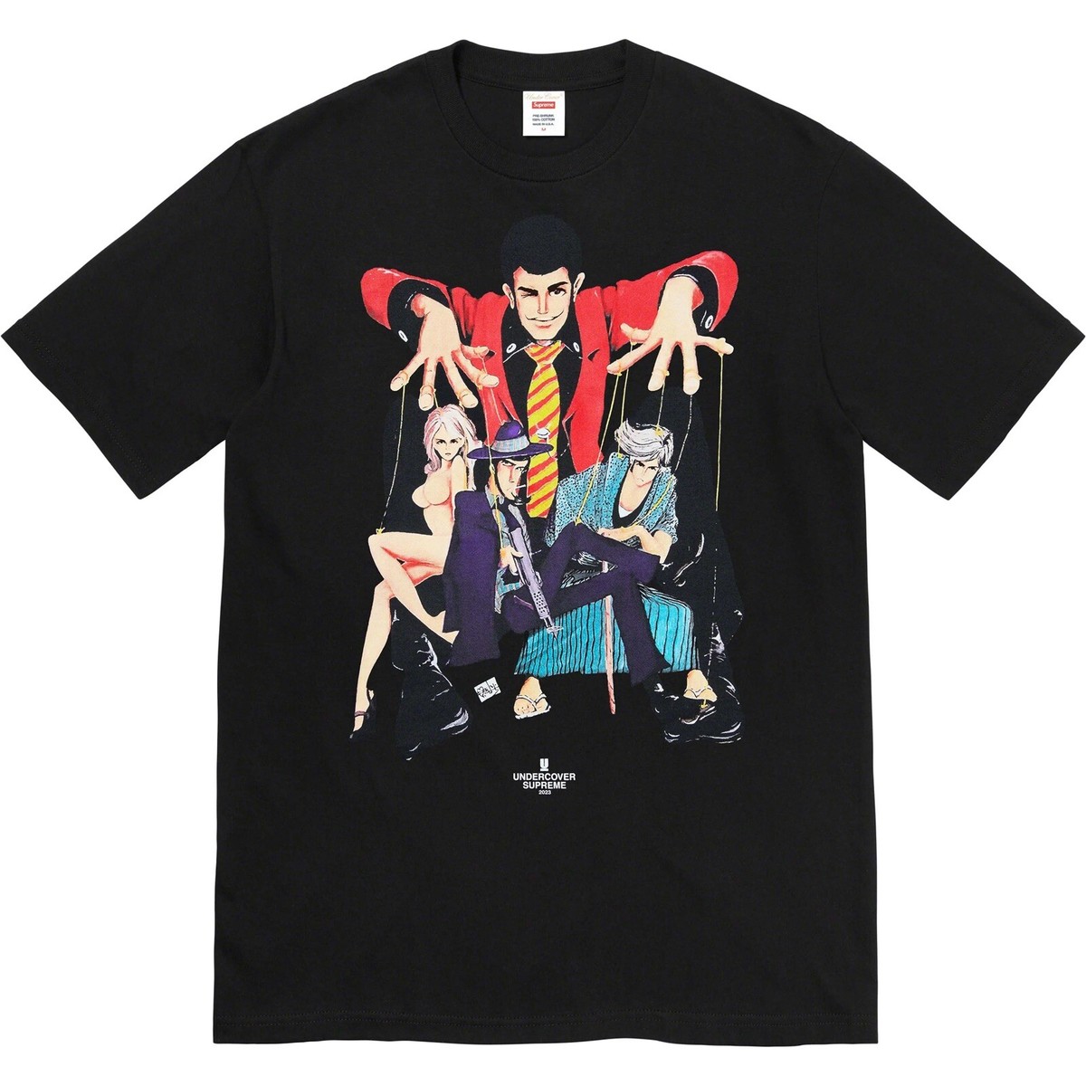 Supreme / Undercover Lupin Tee ブラック Lサイズ Supreme UNDERCOVER Lupin Tee Black Men's - SS23 - US