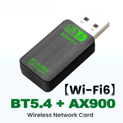 USB WiFi 6 Bluetooth 5.4 Adapter 2in1 Dongle Dual Band 2.4G&5GHz USB WiFi Networ