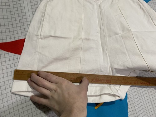 Vintage 50s Shorts Hot Pants 26 Twill Canvas Side Zip Sanforized Booty Talon - Bild 10 von 17