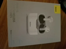 Baseus Wireless Earbuds Hybrid Active Noise Cancelling with 6 Mics, ANC...