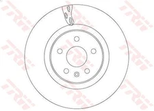 Brake Disc TRW DF6700S