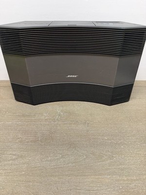 Bose Acoustic Wave Music System CD-3000 AM/FM CD Player Black Tested Works