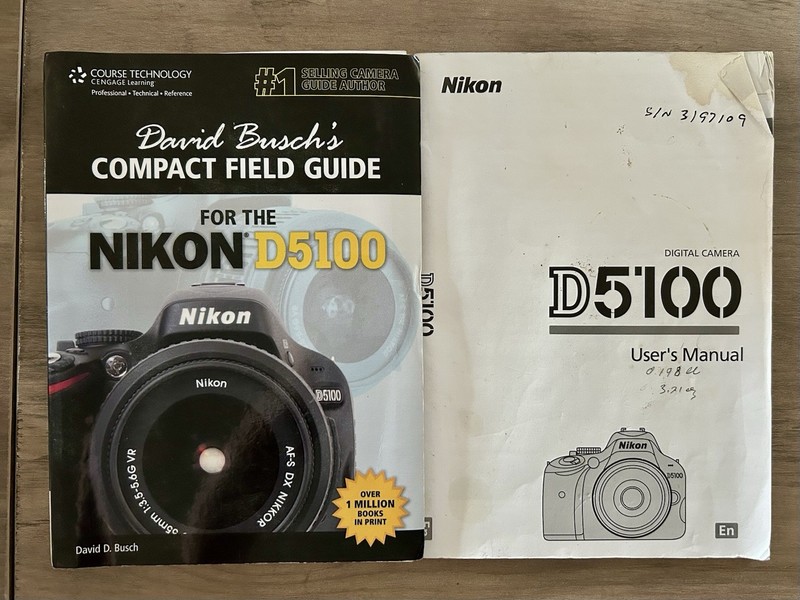 Nikon D5100 User's Manual & David Busch’s Compact Field Guide