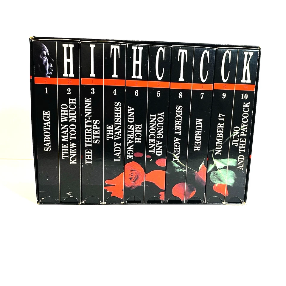 Vintage Alfred Hitchcock Series Collection VHS Tapes Box Set 1993 - Image 3 of 4