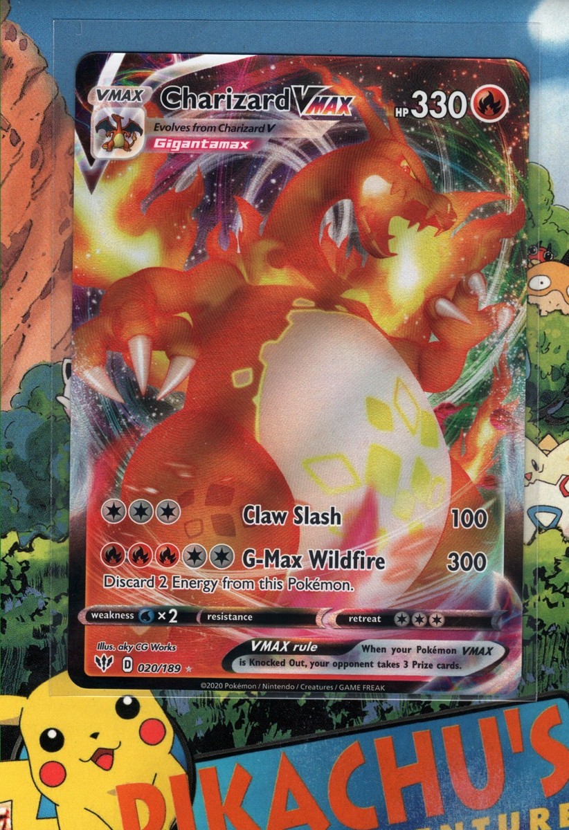 Pokémon TCG Charizard VMAX 020/189 Darkness Ablaze Full Art Ultra