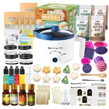 PIUH Basic DIY 2-in-1 Candle & Soap Making Supplies Kit with