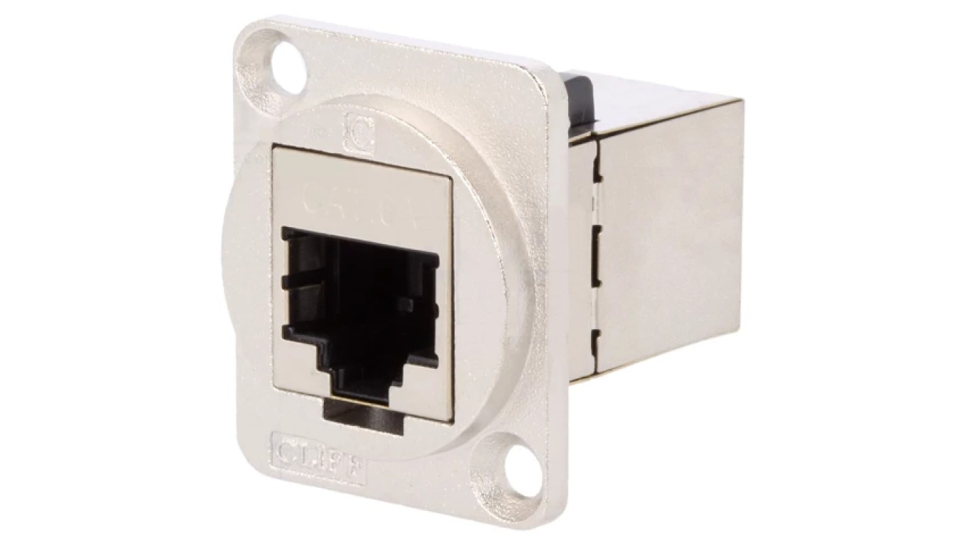 FT Connector RJ45 8p8c Cat 6a Shielded 19x24mm Metal CP30225SM