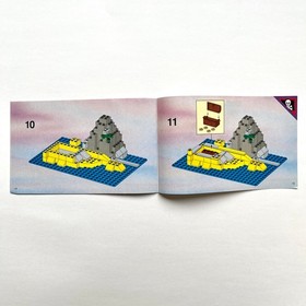 LEGO 6254 Rocky Reef - ONLY Instructions Manual - Vintage Classic Pirates I 1995