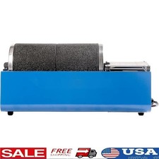 Rock Tumbler Kit W/ Walnut Shell Media 2x3LB Leak Proof Barrel Easy Use