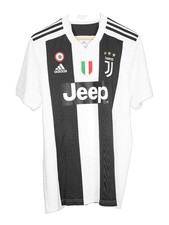 NWT / 2018-2019 Juventus RONALDO Home Youth Jersey, Black/White - XL (RARE)
