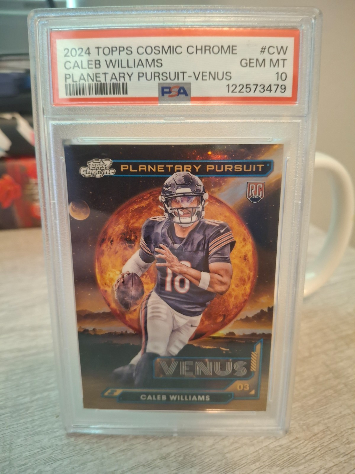 Caleb Williams Topps Cosmic Chrome Planetary Pursuit #CW Venus