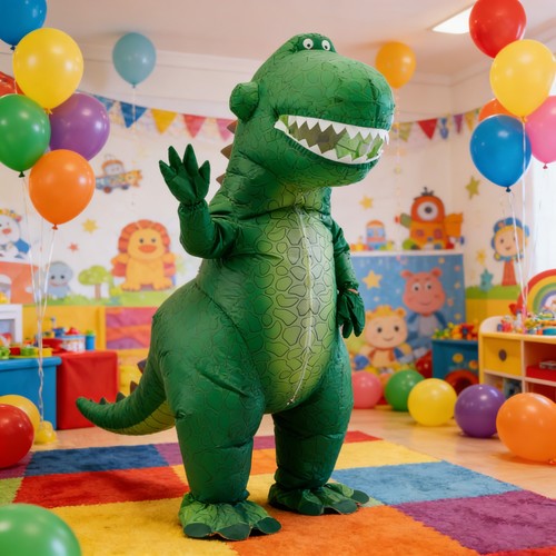 Inflatable T-Rex Dinosaur Costume