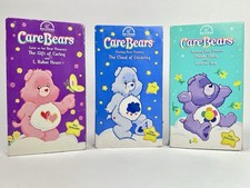  Lot of 3 Care Bears Videos Nelvana VHS Love-a-Lot Grumpy Harmony