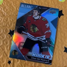 2024-25 Upper Deck Allure Rookies Ethan Del Mastro #145 Rookie RC Blackhawks