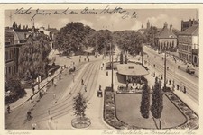 Hannover, Horst Wesselplatz y mansiones Allee gl1939 G2804