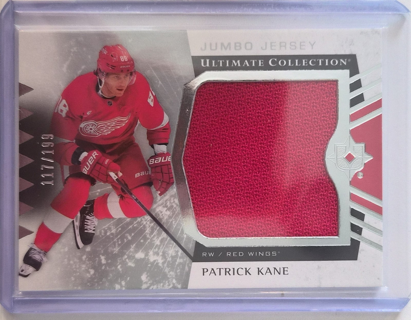 2025-26 Ultimate Collection Jumbo Jersey /199 Patrick Kane HOF