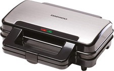 Daewoo 900W Non-Stick Sandwich Toaster with Locking Clip & Dual Indicator Lights