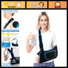 Adjustable Arm Sling Shoulder Immobilizer - Rotator Cuff Support Brace for Injur